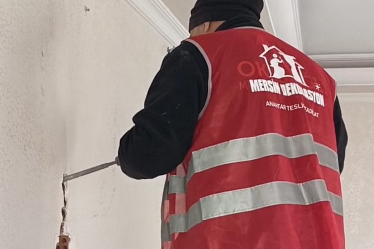Mersin Yenişehir Menteş Mahallesi 3+1 anahtar teslim komple ev tadilatı ve dekorasyon uygulaması.